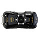 Pentax WG-90 Nero Fotocamera compatta rugged da 16 MP - zoom grandangolare 5x - video Full HD - schermo LCD da 2,7" - impermeabile da 14 m - illuminazione a LED