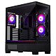 Phanteks XT View (Black) Mid-tower case with tempered glass front and side panel and 3 D-RGB fans - ASUS BTF and MSI Project Zero compatible