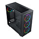 Xigmatek Gaming G Pro (Negro) Caja torre mediana con ventana de cristal templado y 4 ventiladores ARGB con controlador incluido