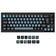 Keychron Q2 Pro Red Wired or wireless keyboard - 65% format - USB/Bluetooth - red mechanical switches (Keychron K Pro switches) - RGB backlighting - QWERTY, French