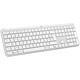 Logitech Signature Slim K950 (Off White) Wireless keyboard - Bluetooth 5.1 - Logitech Flow technology - compatible with Windows, macOS and Chrome - QWERTY, French