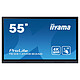 iiyama 55" LED - ProLite TE5512MIS-B3AG 55" 4K UHD touch screen - 16:9 - IPS - Pannello opaco - 400 cd/m² - 1200:1 - 8 ms - 24/7 - HDMI/VGA/USB-C - Wi-Fi/Bluetooth - 2 altoparlanti da 16 W - Nero