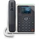 HP Poly Edge E220 Teléfono SIP de 16 líneas - Pantalla LCD de 2,8" - 320 x 240 - NFC - Bluetooth 5.0 - 2x RJ45, 1x RJ9