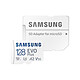 Samsung EVO Plus microSD 128 Go (V2) Carte mémoire microSDXC UHS-I U1 A1 Classe V10 128 Go + adaptateur SD
