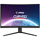 MSI 24" LED - G24C4 E2 Full HD 1080p PC monitor - 1920 x 1080 pixels - 1 ms - Curved VA panel - 16/9 Widescreen - 180 Hz - FreeSync Premium - DisplayPort/HDMI - Black