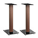Triangle S05 Dark wood Pack of 2 stands for bookshelf speakers