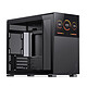 Jonsbo D31 STD Screen Black Mini Tower case with tempered glass panel and integrated 8-inch colour screen