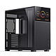 Jonsbo D41 MESH Screen Black Medium tower case with tempered glass panel, Mesh front panel and integrated 8-inch colour screen