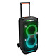 JBL PartyBox Stage 320 Portable Bluetooth speaker 240 W - Built-in battery - Light effects - Mic/guitar jacks - Bluetooth 5.4/USB/AUX - IPX4 - Trolley handle + wheels
