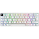 Logitech G Pro X 60 Lightspeed (White) Wireless gaming keyboard - 60% format - optical touch switches (GX Optical switches) - Lightspeed technology - RGB backlighting with Lightsync technology - QWERTY, French