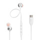 JBL Tune 310C Blanco Auriculares intrauditivos USB-C - Audio de alta resolución - Mando a distancia - Micrófono - Tres tamaños de almohadillas