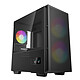 DeepCool CH360 DIGITAL (Black) Mini Tower case with hybrid side panel (tempered glass window + Mesh grille), digital screen and 2 x 140 mm ARGB front fans