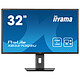 iiyama 31.5" LED - ProLite XB3270QSU-B1 2.5K PC monitor - 2560 x 1440 pixels - 3 ms (grey to grey) - 16:9 widescreen - IPS panel - DisplayPort/HDMI - Height adjustable - Speakers - Black