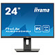 iiyama 24" LED - ProLite XUB2495WSU-B7 1920 x 1200 pixels - 4 ms (gris à gris) - Format 16/10 - Dalle IPS - HDMI/DisplayPort - Pivot - Noir