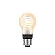 Philips Hue White E27 A60 7 W White spiral filament, Bluetooth x 1 E27 A60 white spiral filament bulb - 7 Watts