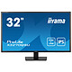 iiyama 31.5" LED - ProLite X3270QSU-B1. 2.5K PC monitor - 2560 x 1440 pixels - 3 ms (grey to grey) - 16:9 widescreen - IPS panel - DisplayPort/HDMI - Speakers - Black.