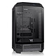 Thermaltake The Tower 300 - Black. Mini Tower case with 3 tempered glass panels and 2 x 140 mm ARGB fans.
