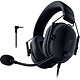 Razer Blackshark V2 X for PlayStation (Black). Gaming headset - wired - closed-back circum-aural - stereo sound - flexible cardioid microphone - 3.5 mm jack - PC / PlayStation 5 compatible.
