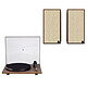 Rega Planar 1 Noyer + Klipsch The Sevens Noyer Platine vinyle à courroie, 2 vitesses (33-45 trs/min), pré-ampli phono intégré + Paire d'enceintes amplifiées sans fil Hi-Fi