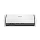 Brother ADS-1800W Scanner sans fil compact et portable - recto verso (USB-C)