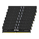 Kingston FURY Renegade Pro 128 GB (8 x 16 GB) DDR5 5600 MHz CL28. Kit de 8 canales de memoria RAM DDR5 ECC registrada PC5-44800 - KF556R28RBEK8-128 - AMD EXPO/Intel XMP.