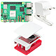 Raspberry - Kit Raspberry Pi 5 Lite 4 Go Kit Raspberry Pi 5 Lite 4 Go - Carte mère Raspberry Pi 5 4 Go + Boîtier officiel Raspberry Pi 5 Case Blanc/Rouge + Alimentation secteur USB-C 5.1V 5A