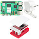 Raspberry - Kit Raspberry Pi 5 Lite 2 Go Kit Raspberry Pi 5 Lite 2 Go - Carte mère Raspberry Pi 5 2 Go + Boîtier officiel Raspberry Pi 5 Case Blanc/Rouge + Alimentation secteur USB-C 5.1V 5A