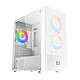 Xigmatek Oreo Arctic (White). Mini Tower case with tempered glass window and 3 FRGB fans.