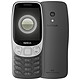 Nokia 3210 4G Dual SIM Black. 4G Dual SIM phone - Unisoc T107 - RAM 64 MB - 2.4" 240 x 320 pixels screen - 128 MB - Bluetooth 5.0 - 1450 mAh.