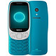 Nokia 3210 4G Dual SIM Bleu Téléphone 4G Dual SIM - Unisoc T107 - RAM 64 Mo - Ecran 2.4" 240 x 320 pixels - 128 Mo - Bluetooth 5.0 - 1450 mAh