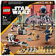 LEGO Star Wars 75372 Pack de batalla de soldados clon y droides de batalla. Juguete para niños, con Speeder Bike, figura tridroide y poste defensivo, regalo para niños y niñas a partir de 7 años .