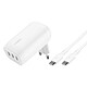 Belkin 67W USB-C 3-Port Charger with 2m USB-C to USB-C Cable. 67W USB-C 3-Port Portable Power Charger with USB-C to USB-C Cable - White.