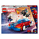 LEGO Marvel 76279 La voiture de course de Spider-Man contre le Bouffon Vert venomisé Minifigurines de Super-héros avec Véhicules à Construire, Cadeau pour Garçons et Filles Dès 7 Ans