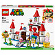 LEGO Super Mario 71408 Peach's Castle Expansion Set . Building set for children aged 8 and over - Includes Bowser, Ludwig, Toadette, a Goomba and a Bob-omb - To be combined with a Starter Pack (1216 pieces) .