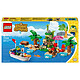 LEGO Animal Crossing 77048 Admiral's Sea Excursion. Creative Construction Toy for Kids, 2 Video Game Minifigures including Mathéo, Birthday Gift for Boys and Girls From 6 Years Old.