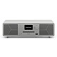 Sonoro Meisterstück (Gen.2) Blanc/Argent - Système Hi-Fi tout-en-un 2.1 - Radio FM/DAB+ - Lecteur CD - Wi-Fi/Bluetooth/DLNA - HDMI eARC/AUX/RCA/Optique/USB - Sortie casque
