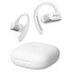 Shokz OpenFit Air (White) . IP54 wireless bone conduction compact in-ear earphones - open design - active noise reduction - Bluetooth 5.2 - microphone - IP54 certification - 6 + 28h battery life - charge/carry case .