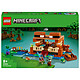 LEGO Minecraft 21256 La Maison de la Grenouille Jouet de Construction avec Figurines d'Animaux, Personnages : Zombie et Explorateur, Cadeau pour Filles et Garçons Dès 8 Ans