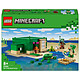 LEGO Minecraft 21254 La Maison de la Plage de la Tortue Jouet de Construction avec Accessoires, Minifigurines des Personnages du Jeu Vidéo, Cadeau pour Gamers, Filles et Garçons Dès 8 Ans