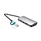 i-tec USB-C/Thunderbolt 4 Travel Nano Dock Station 4K HDMI LAN + Power Delivery 100W. Estación de acoplamiento USB-C/Thunderbolt 4 con HDMI / USB-A 3.0 / USB-A 2.0 / USB-C / Tarjeta SD / Ethernet / VGA .