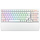 ASUS ROG Strix Scope II 96 Wireless (White). Wired or wireless gaming keyboard - USB/RF/Bluetooth - pre-lubricated linear mechanical switches (ASUS ROG NX Snow switches) - RGB Aura Sync backlight - AZERTY, French.