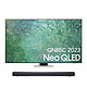 Samsung Neo QLED 55QN85C + JBL Bar SB510 Téléviseur Mini LED 4K 55" (138 cm) - Dalle 100 Hz - HDR10+ Adaptive - Wi-Fi/Bluetooth/AirPlay 2 - HDMI 2.1/FreeSync - Son 2.2.2 60W - Dolby Atmos sans fil + Barre de son 3.1 200W Dolby Audio - Bluetooth 5.3 - HDMI ARC