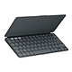 Logitech Keys-To-Go 2 for Mac (Graphite). Ultra-portable waterproof Bluetooth keyboard for Apple devices (AZERTY French).
