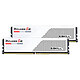 G.Skill RipJaws S5 Low Profile 32 Go (2 x 16 Go) DDR5 6000 MHz CL36 - Blanc Kit Dual Channel 2 barrettes de RAM DDR5 PC5-48000 - F5-6000J3238F16GX2-RS5W
