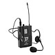 BoomTone DJ UHF Headset F1 Microphone serre tête UHF sans fil - fréquence 663.5 Mhz - dynamique cardioïde
