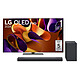 LG OLED55G4 + SC9S Téléviseur OLED evo 4K UHD 55" (139 cm) - 120 Hz - Dolby Vision - Wi-Fi/Bluetooth/AirPlay 2 - G-Sync/FreeSync Premium - 4x HDMI 2.1 - Google Assistant/Alexa - Son 4.2 60W Dolby Atmos + Barre de son 3.1.3