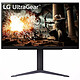 LG 27" LED - UltraGear 27GS75Q-B Ecran PC 2.5K - 2560 x 1440 pixels - 1 ms (gris à gris) - Format 16/9 - Dalle IPS - 180 Hz - HDR10 - Compatible G-SYNC / FreeSync - HDMI/DisplayPort - Pivot - Noir
