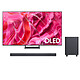 Samsung OLED TQ55S90C + JBL Bar 500. TV OLED 4K de 55" (140 cm) - 100 Hz - HDR10+ Gaming - Wi-Fi/Bluetooth/AirPlay 2 - HDMI 2.1/FreeSync Premium - Sonido 2.1 40W - Barra de sonido Dolby Atmos + 5.1 inalámbrica.