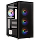BitFenix Ares. Mid-tower case with mesh front panel, 4 FRGB fans and tempered glass window.