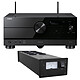Yamaha RX-V8A Noir + Taga Harmony PF-1000 v2 Noir Ampli-tuner Home Cinema 11.2 - 150W/canal - Dolby Atmos/DTS:X - Auro 3D - Tuner FM/DAB - HDMI 2.1 - Dolby Vision/HDR10+ - Wi-Fi/Bluetooth/AirPlay 2 - Multiroom + Multiprise 4 prises filtrées